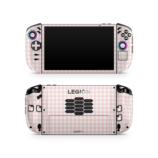 Powder pink gingham